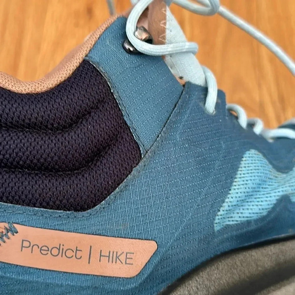 Salomon 7.5 Predict hike mid GTX mallard blue Hiking boot great pre owned cond - Picture 6 of 8